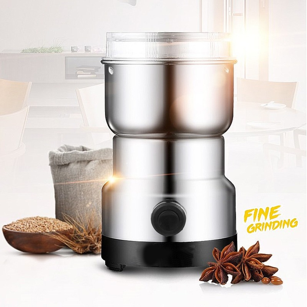 Coffee Bean Grinder - Stainless Steel Blades, Easy To Use, Safe Design - Image 2