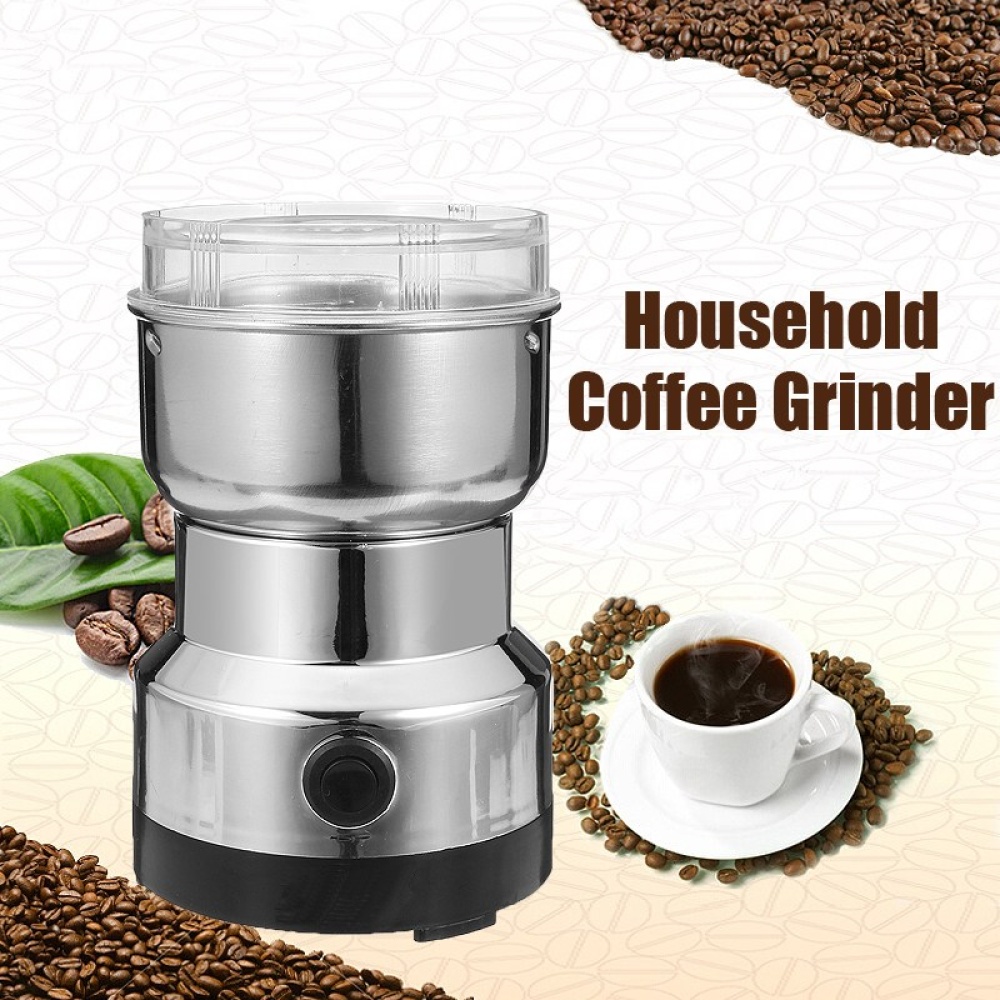 Coffee Bean Grinder - Stainless Steel Blades, Easy To Use, Safe Design - Image 3