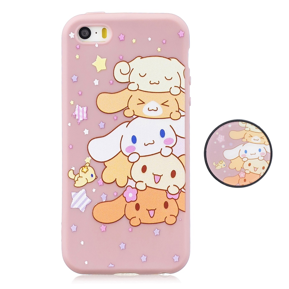 For iPhone 5 5S SE Phone Cases TPU Full Cover Cute Cartoon Painted Case Girls Mobile 1 - Image 2