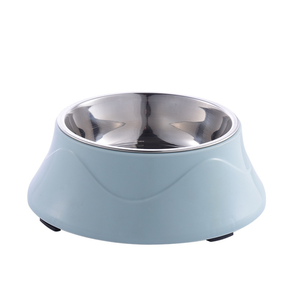 Large Dual Purpose Double Layer Nonslip Pet Bowl for Dogs Eating Drinking Green 19.2*7cm - Image 3