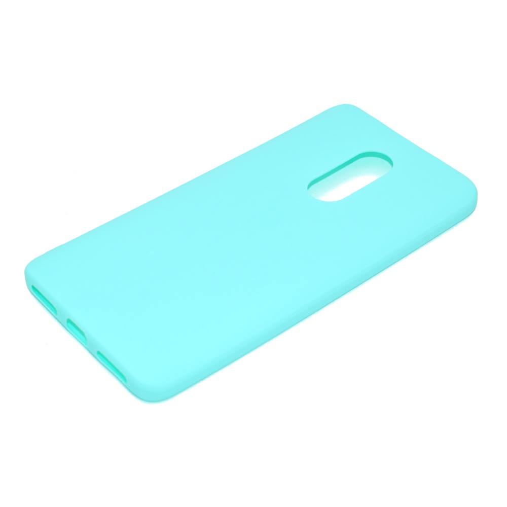 for XIAOMI Redmi NOTE 4X/NOTE 4 Lovely Candy Color Matte TPU Anti-scratch Non-slip Protective Cover Back Case Light blue - Image 2