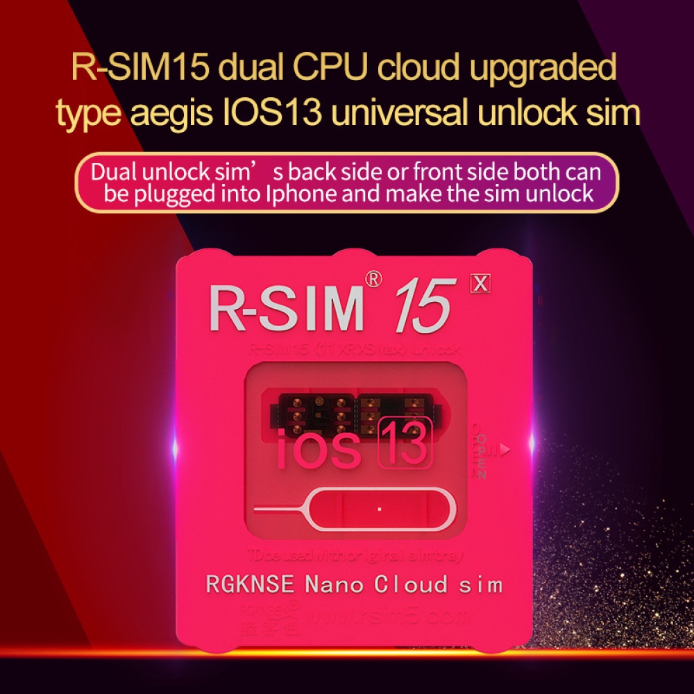 Universal SIM Unlock Card R-SIM15 Nano Widely Compatible for iPhone 11 XS/8/7/6 4G LTE iOS 12 13 - Image 2