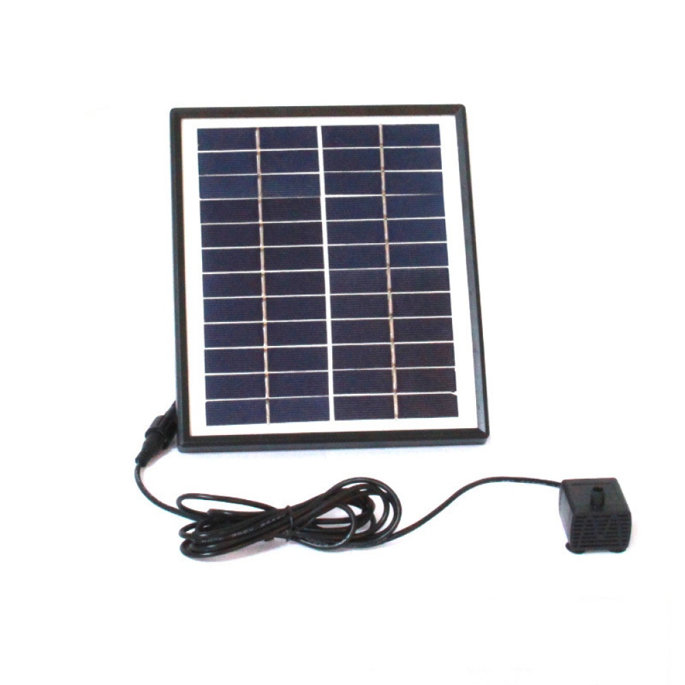 5W Solar Panel Powered Water Pump Garden Pool Pond Fish Aquarium Fountain DC35-1218 - Image 2