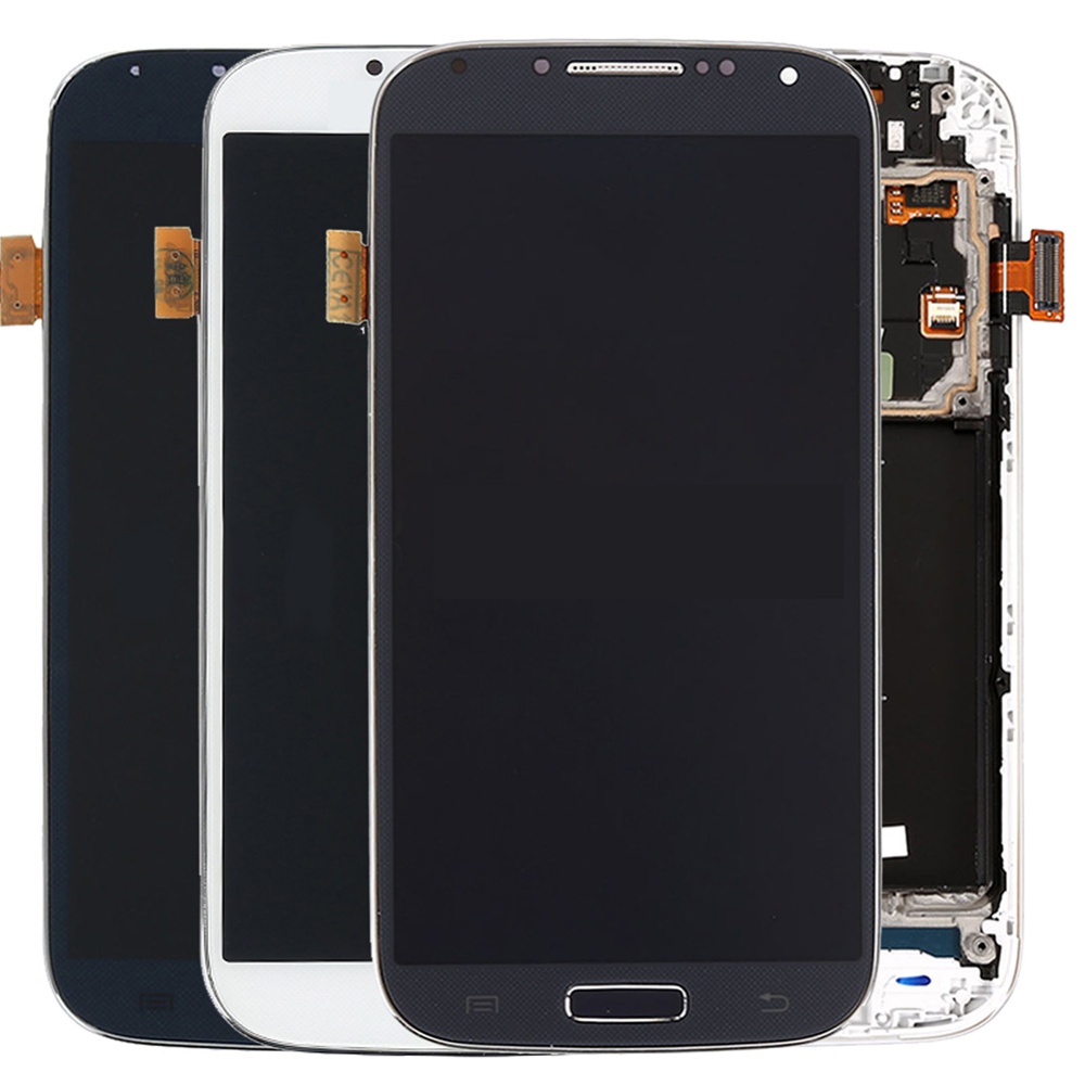 LCD Digitizer Touch Screen + Frame for Samsung Galaxy S4 i337 M919 i9500 i9505 i545 L720 R970 Black - Image 2