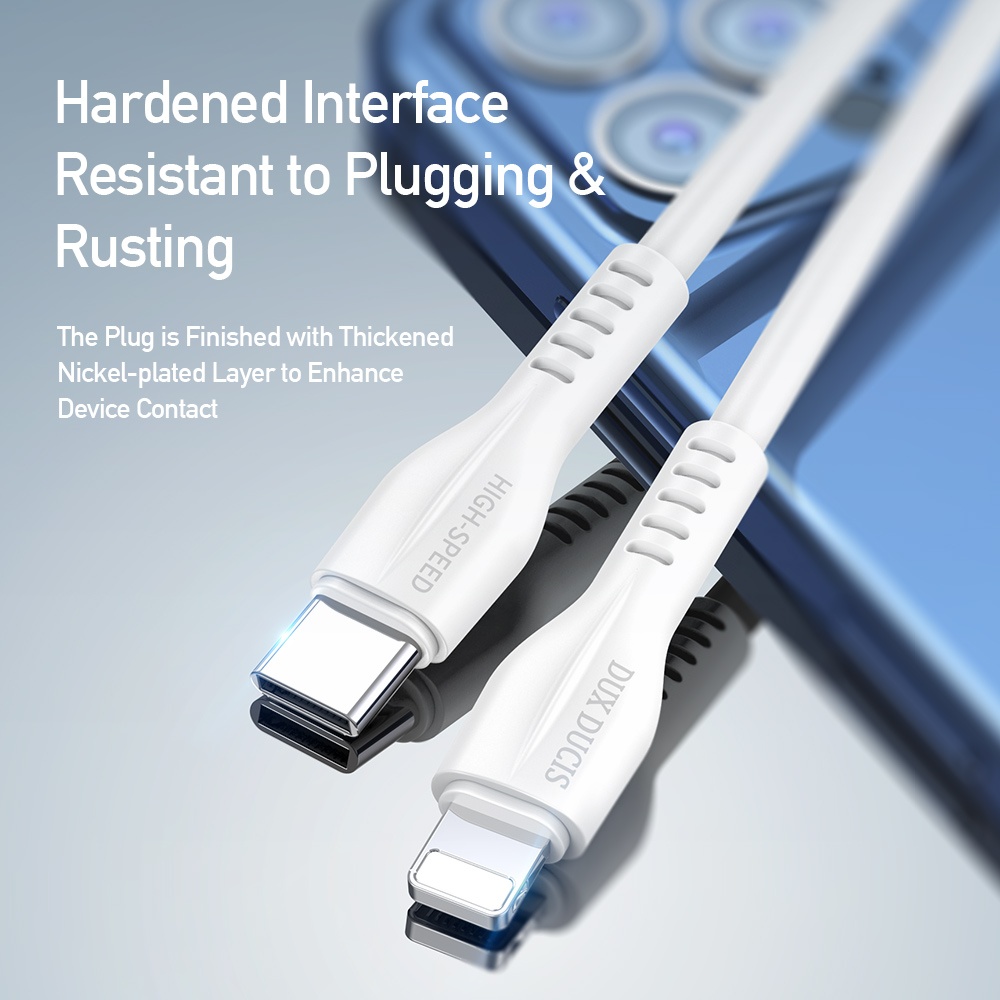 Fast Charger Type-c Interface With Charging Data Cable Set For PD 20w white - Image 2