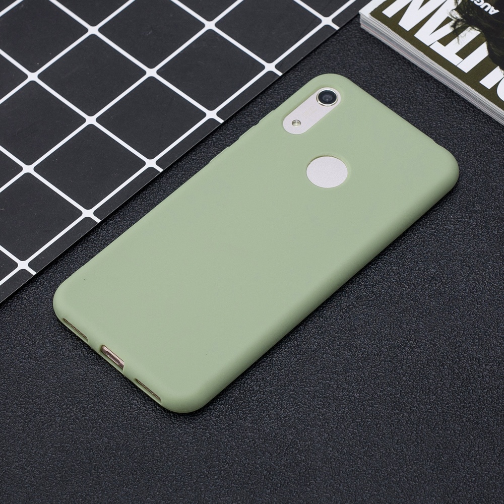 For HUAWEI Y6 2019 Lovely Candy Color Matte TPU Anti-scratch Non-slip Protective Cover Back Case 10 - Image 2