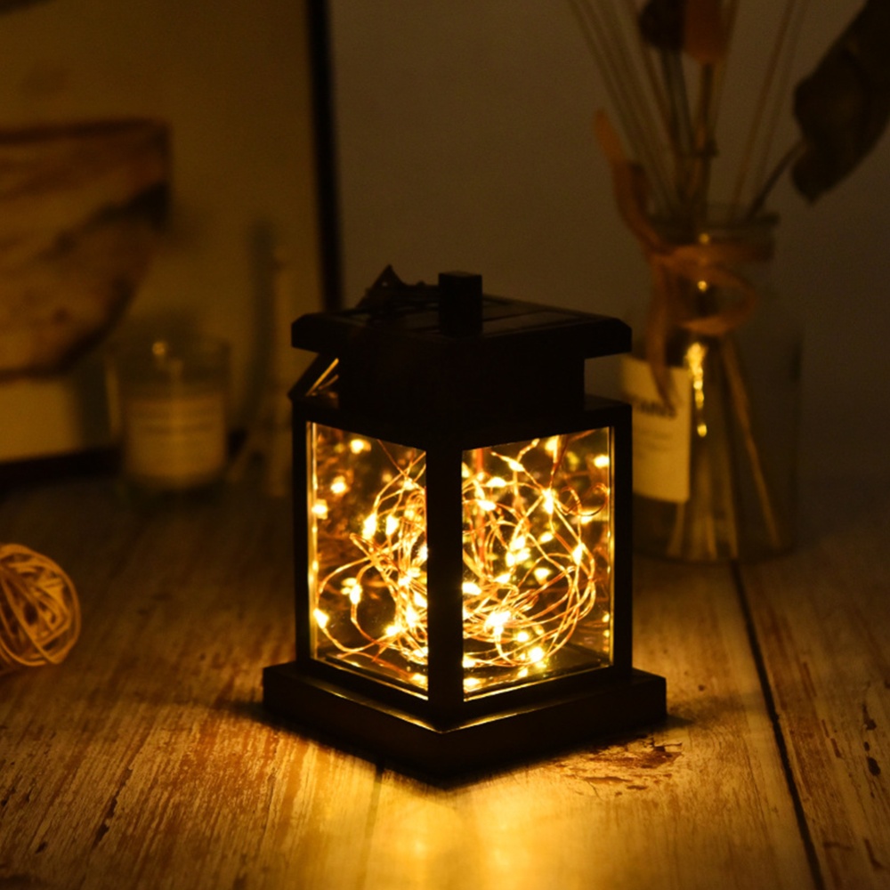 Waterproof Solar Lantern Light Outdoor Fairy String Hanging Lamp Intelligent Control Night - Image 3