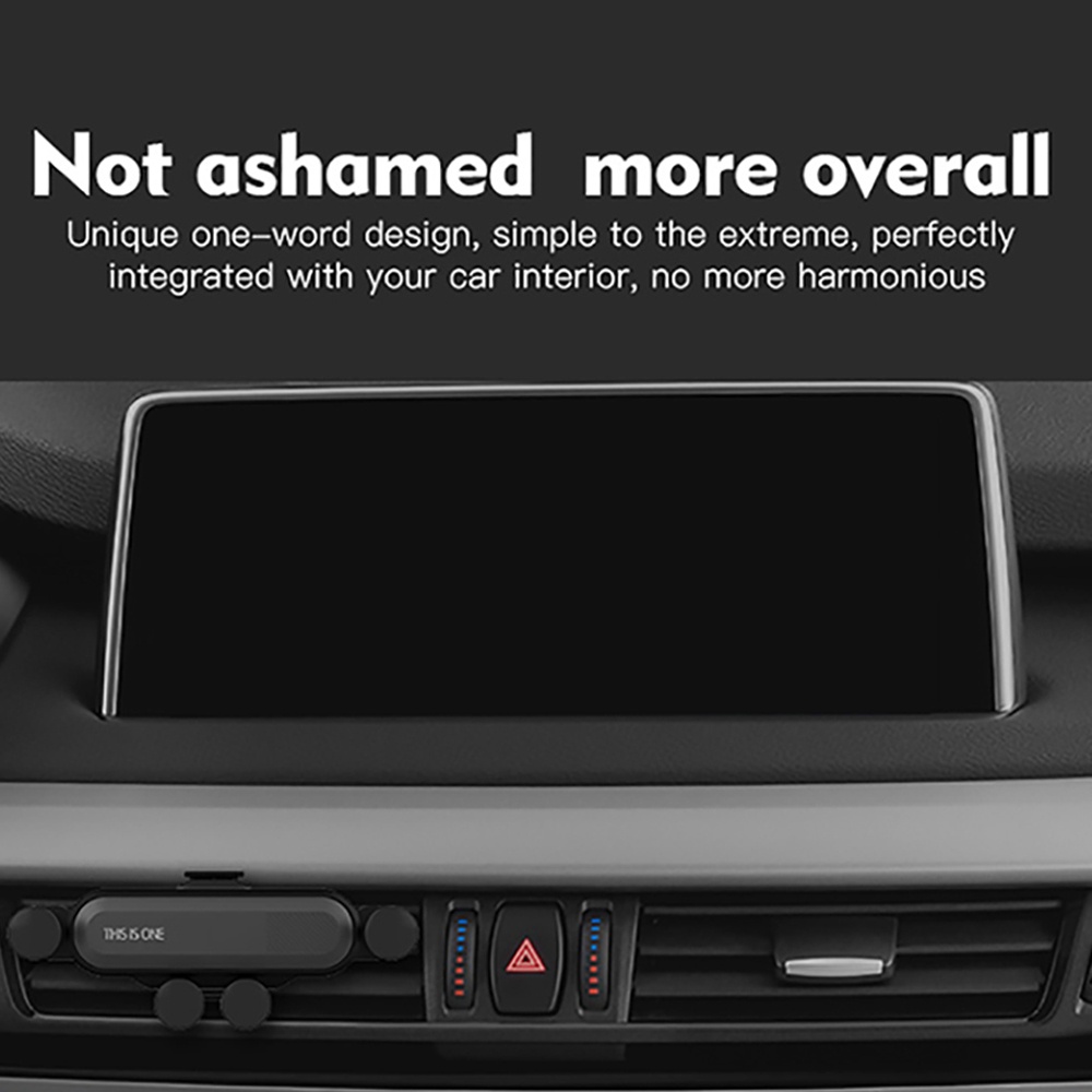 Universal Car Phone Holder For iPhone X XS Max Samsung Huawei Air Vent Mount Gravity Mobile Silver - Image 2