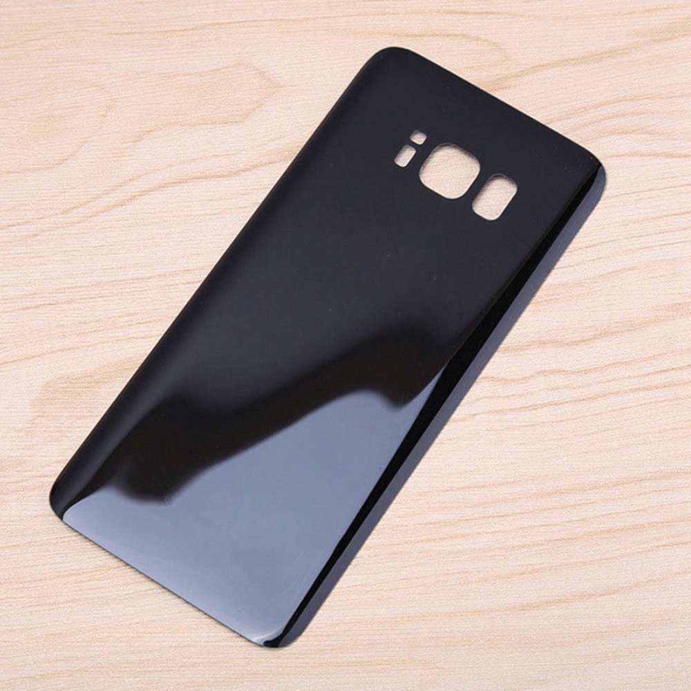 Exquisite Battery Protective Cover Glass Housing Rear Back for Samsung Galaxy S8 S8+ black - Image 2