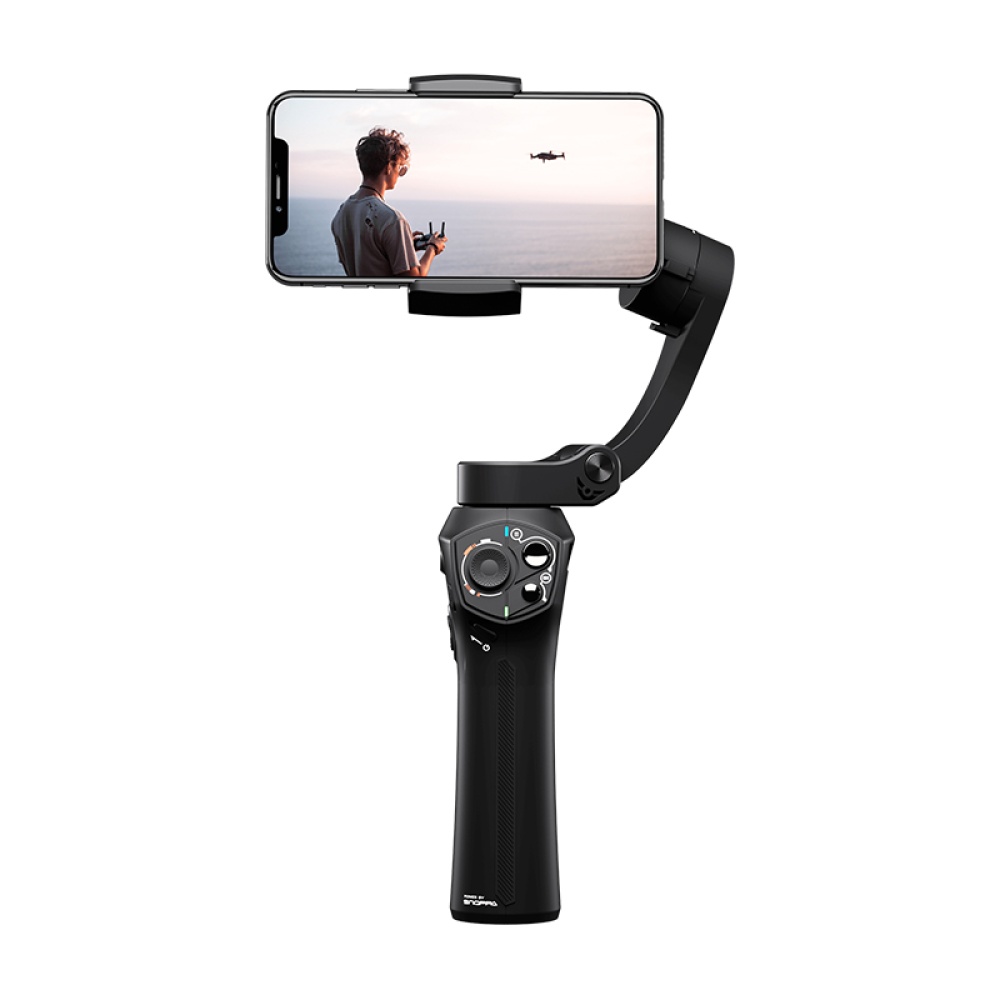 Atom 3-Axis Foldable Pocket-Sized Handheld Gimbal Stabilizer for iPhone black - Image 2