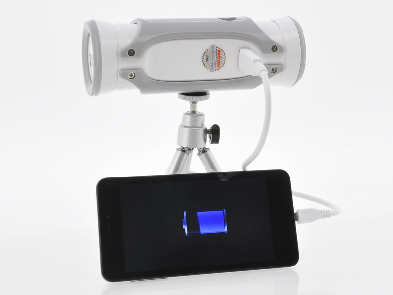 Fishing Flashlight ""Zuke"" - 3 Watt, Blue and White LEDs, Built-in 4000mAh Power Bank - Image 2