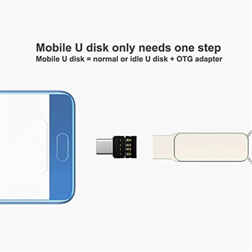 Micro USB Type C to 2.0 OTG Adapter Converter Universal Data Cable for Laptop Tablet PC Type-C - Image 2