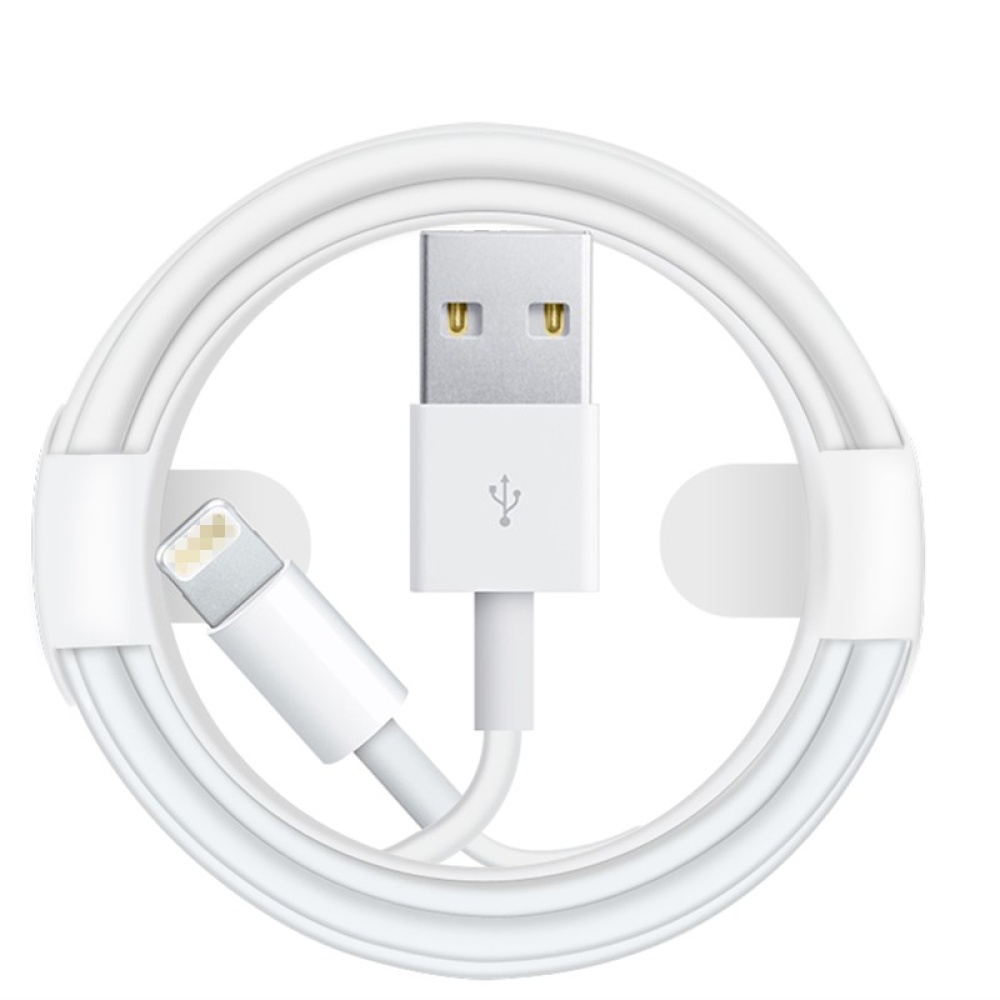 Lightning Cable 2A 1.0m(3Ft) USB Adapter For iPhone white - Image 2