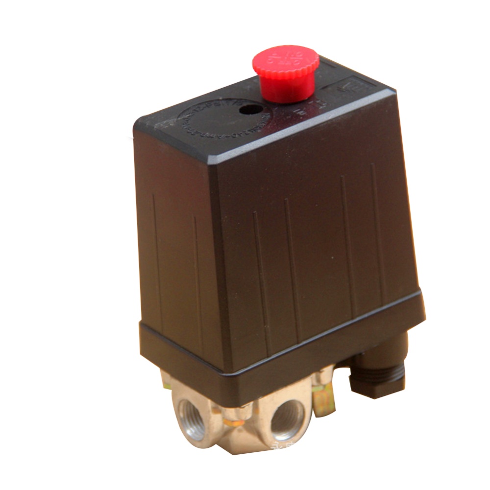 220V 20A Air Compressor Pressure Switch 4 Port Pump Control Valve Four holes