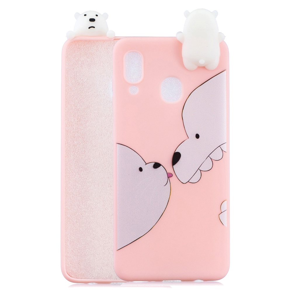 For Samsung A10S A20S Color Painting Pattern Drop Protection Soft TPU Mobile Phone Case+Back Cover Bracket Love unicorn - Image 3