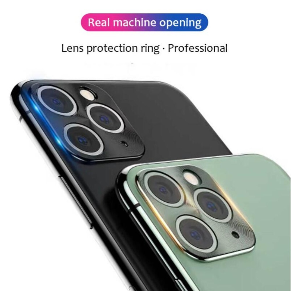 iphone x /xs/xs max to iphone11pro Lens Protective Film black - Image 2