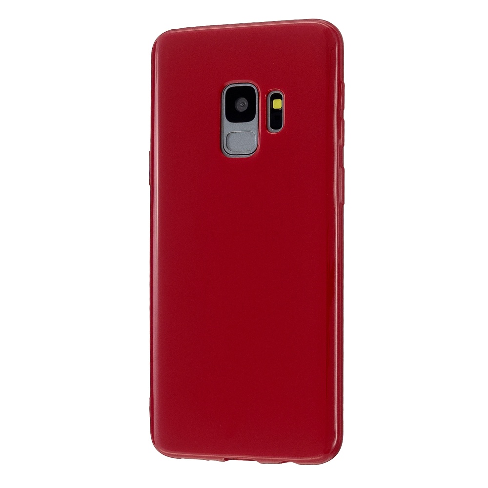 For Samsung S9/S9 Plus Mobile Phone Cover Classic Plain Design Smartphone Case Soft TPU Shell Rose red - Image 2