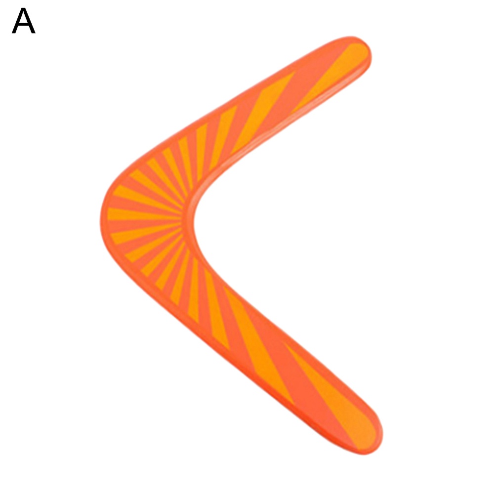 Wooden Boomerang Outdoor V-Shaped Park Special Flying Toys Disk Saucer a