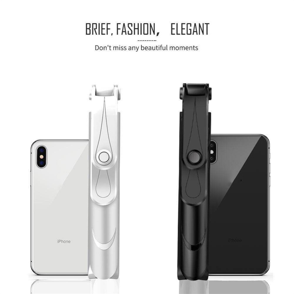 Xt-09 Smartphone Selfie Stick Bluetooth-compatible Control Adjustable Height With Tripod Compatibility For Android 10.0 Above Ios White - Image 2