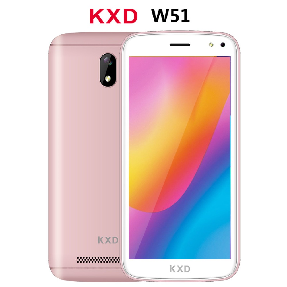 KXD W51 Mobile Phone 2000mah Battery G Sensor Display 5.0inches 1GB + 8GB Cell Rose gold - Image 2