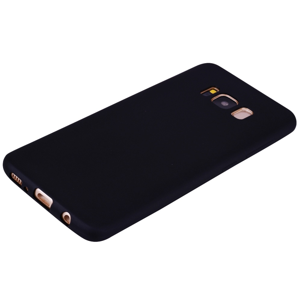 for Samsung S8 plus Lovely Candy Color Matte TPU Anti-scratch Non-slip Protective Cover Back Case black - Image 2