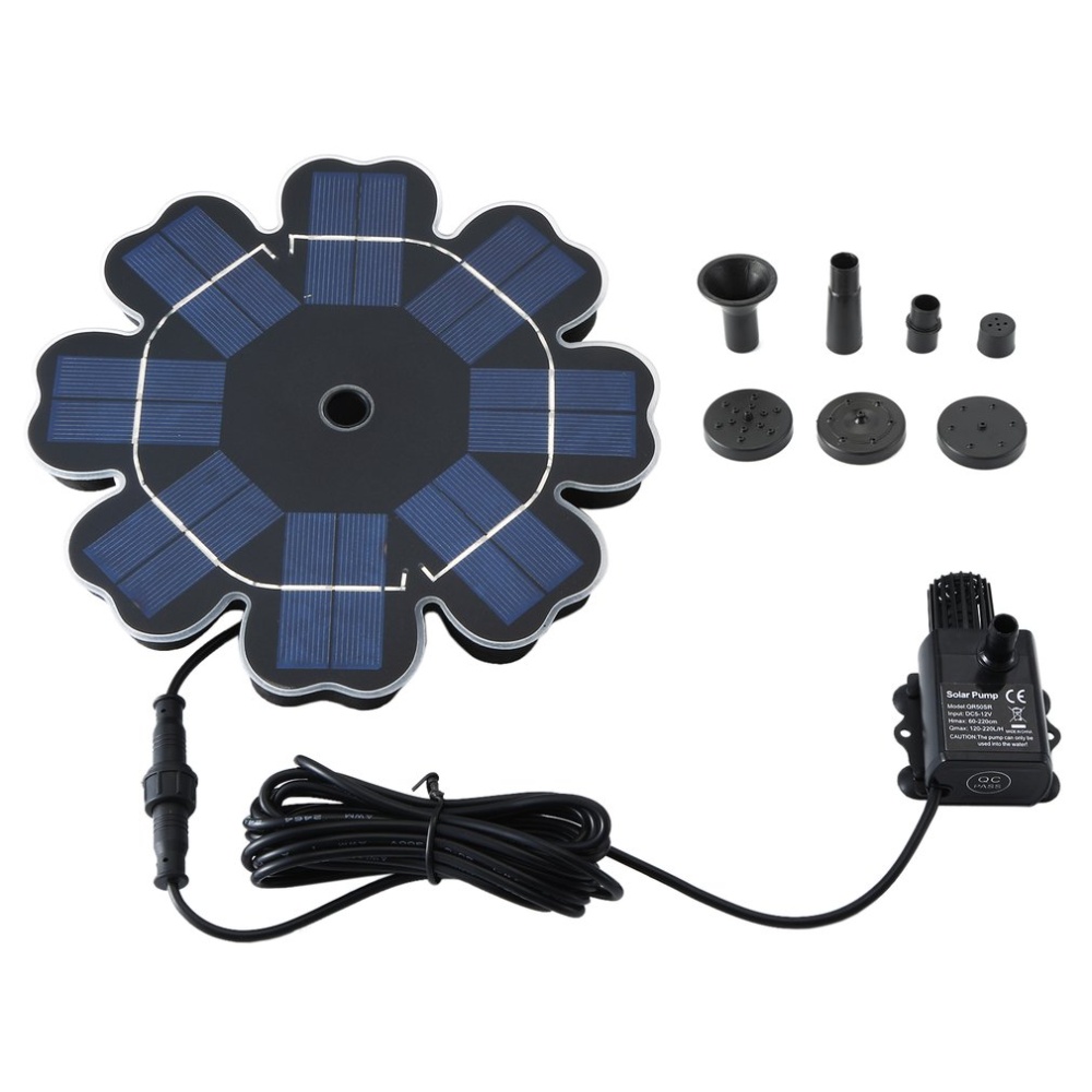 2.5W Mini Floating Solar Water Fountain for Outdoor Garden Pool Pond Decoration Model 0825 - Image 3