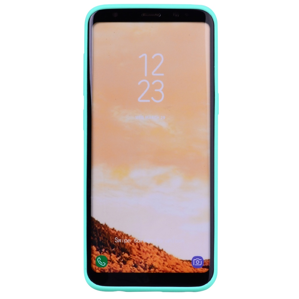 for Samsung S8 plus Lovely Candy Color Matte TPU Anti-scratch Non-slip Protective Cover Back Case Light blue - Image 2