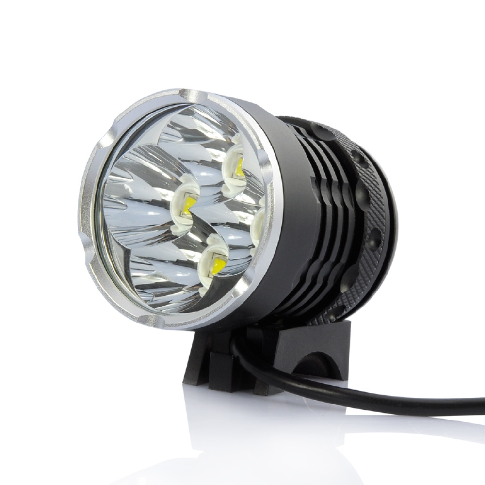 Bicycle LED Lamp + Headlight - 4 x Cree XM-L T6, 2800 Lumens, White Light