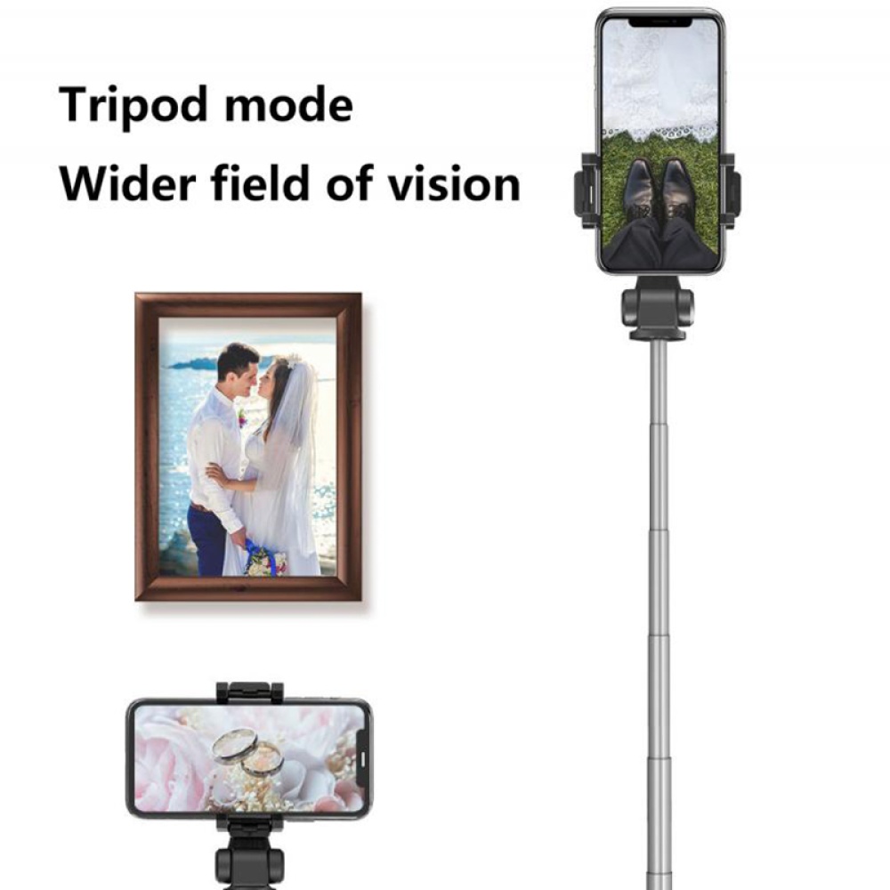 L01s Bluetooth Selfie Stick Universal Camera Artifact Wireless With Remote Control Tripod Live Support black - Image 2