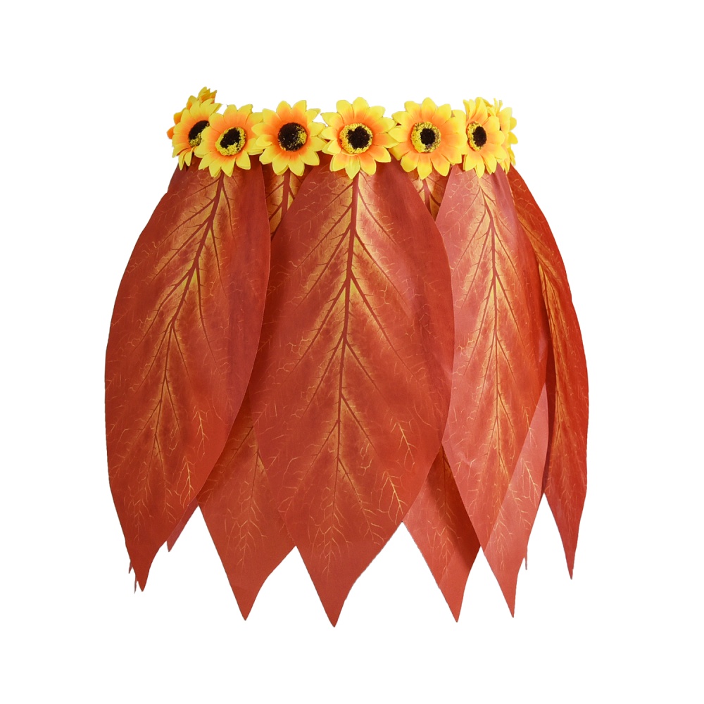 Hawaiian Simulate Leaves Skirt Dancing Props Decoration Beach Party Supplies Child - Image 3