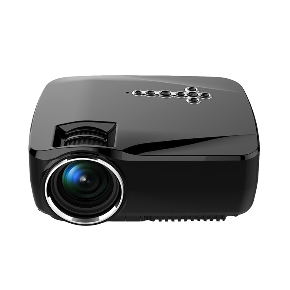 GP70UP Mini Projector 1080P HD LED Beamer Portable Multimedia Video System Wireless WiFi Home Theater Built-in Android black_EU Plug - Image 2