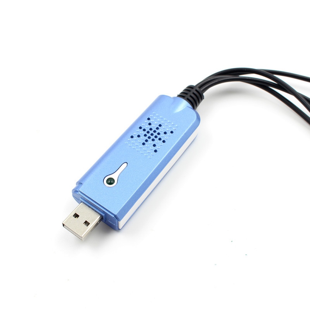 USB2.0 Converter Audio Video Capture Grabber Adapter for Win/XP/7/8/10 PAL KY USB Card blue - Image 2