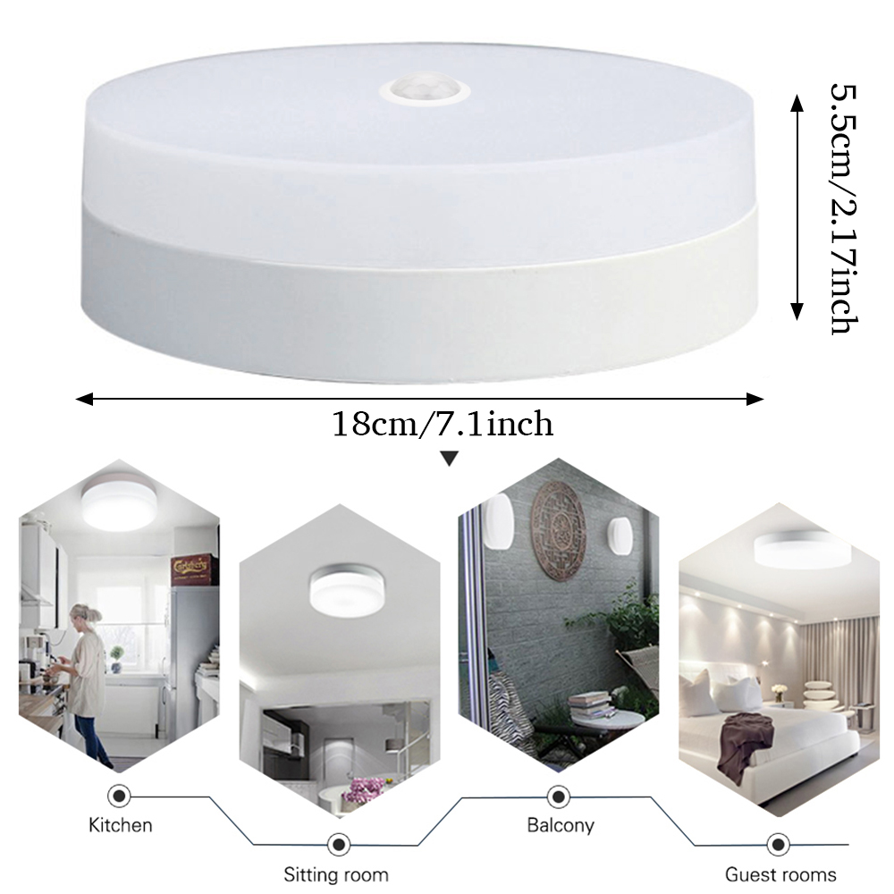18W 36LED Motion Sensor Ceiling Light Lamp - Image 2