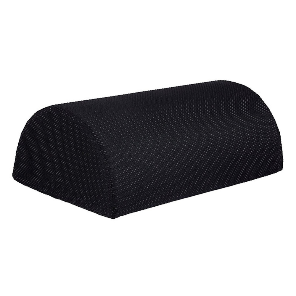 Non slip Semi-circular Foot Rest Mat for Adults Comfortable Cushion Black non-slip cloth