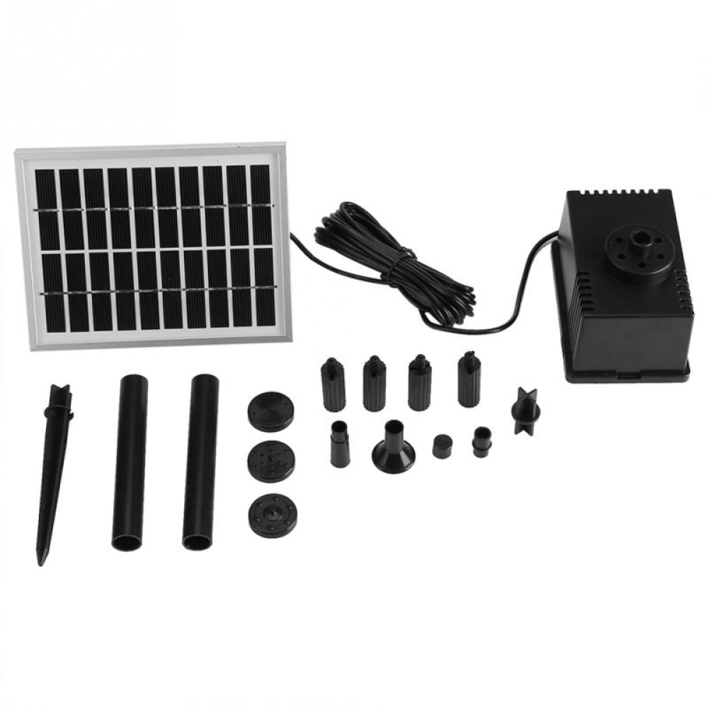 1.8W Solar Fountain Dc Water Pump for Landscape Pool Garden Decor AS180-1018A - Image 2