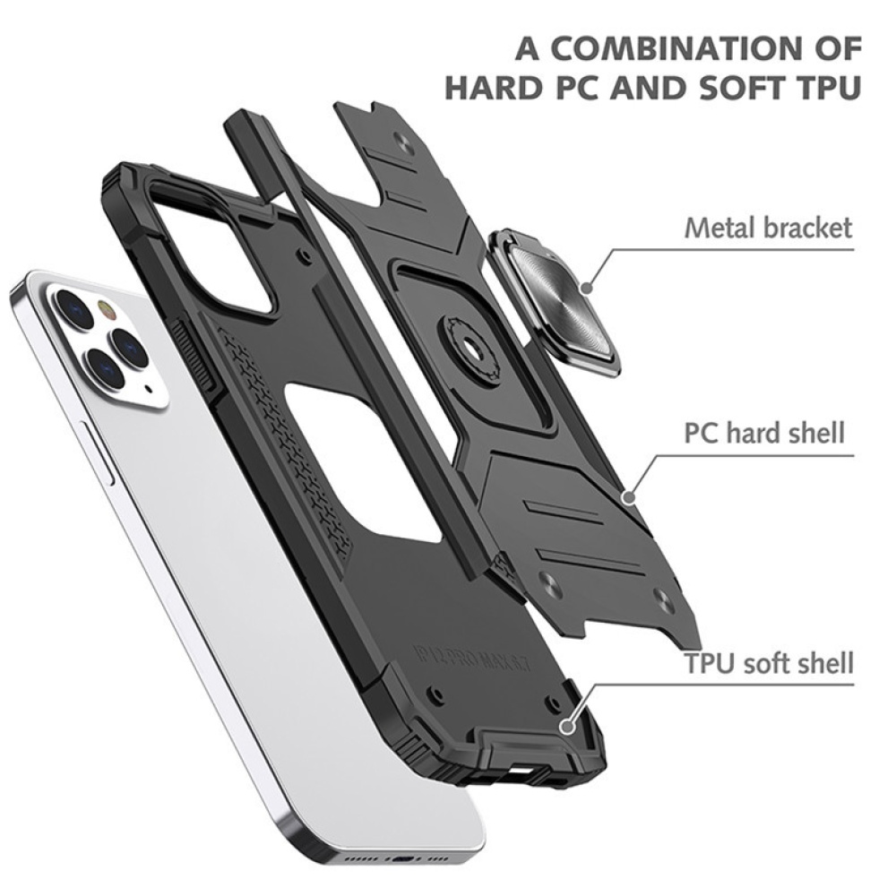 Shockproof Phone Case Anti-scratch Protective Shell Compatible for iPhone14 Pro max - Image 3