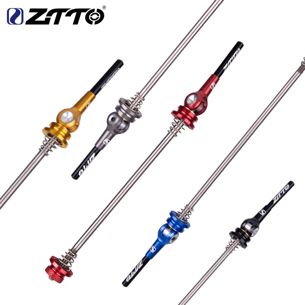 ZTTO Road Bike Quick Release Lever Bicycle Titanium Alloy CNC Rod Riding Accessories Tools titanium color - Image 2