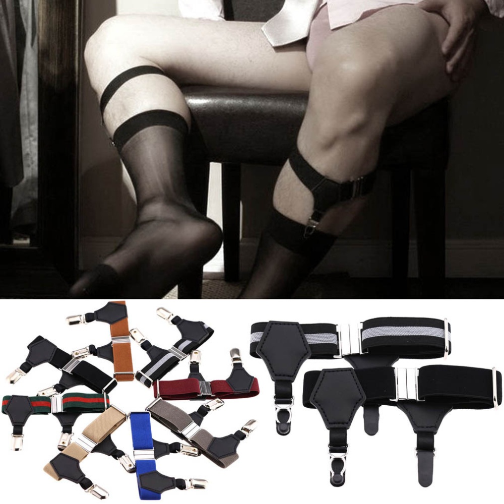 Men Women Fashion Cool Garter Suspenders black - Image 3