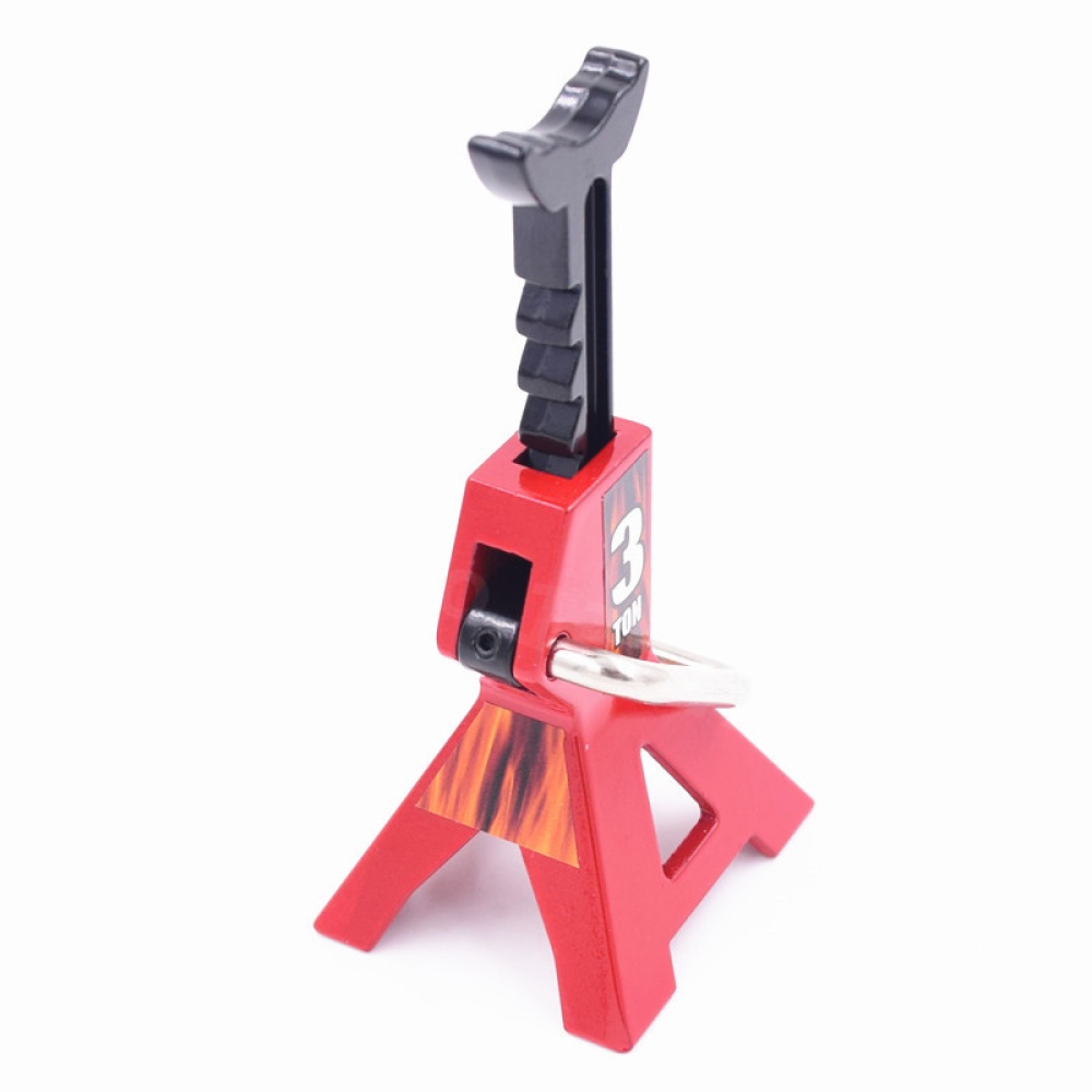 1pc 3/6 Ton 1:10 Scale Metal Jack Stands Height Adjustable Repairing Tool for 1/10 RC Crawler Truck Car Trx-4 Axial SCX10 3T - Image 3