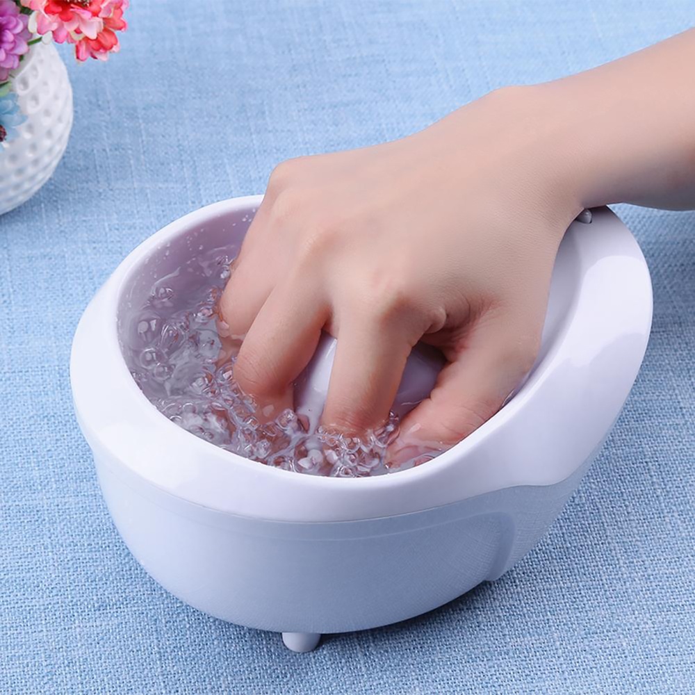 Electric Bubble Nail Soaking Bowl Manicure Machine Remover Spa Tool for Soak Soothing Relaxing EU Plug - Image 3