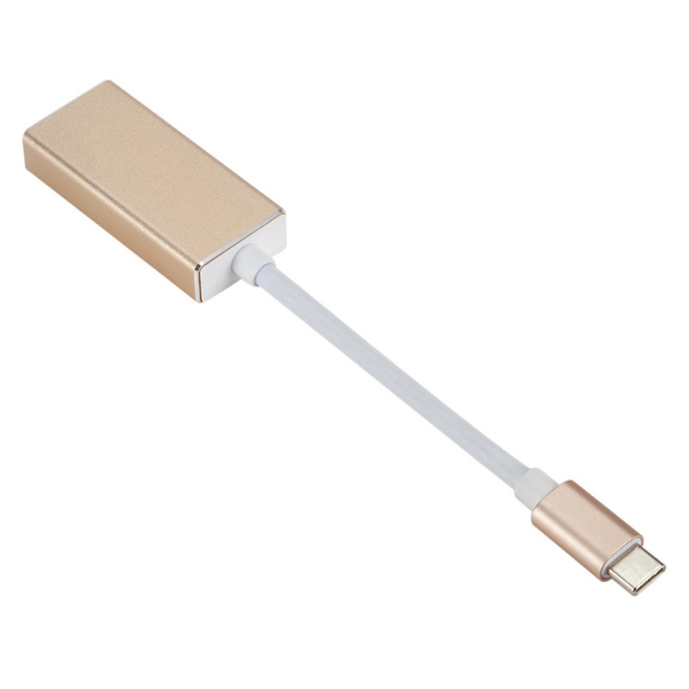 USB-C to Displayport Converter DP Type-C Adapter Silver - Image 3