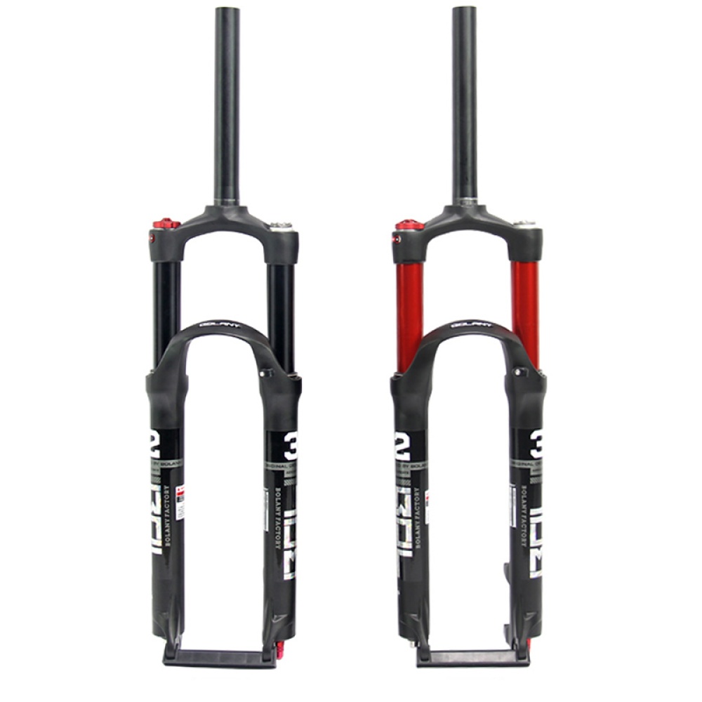 BOLANY Mountain Biycle Front Fork MTB Suspension Air 26 inches 27.5 red inner tube_27.5 inch - Image 3