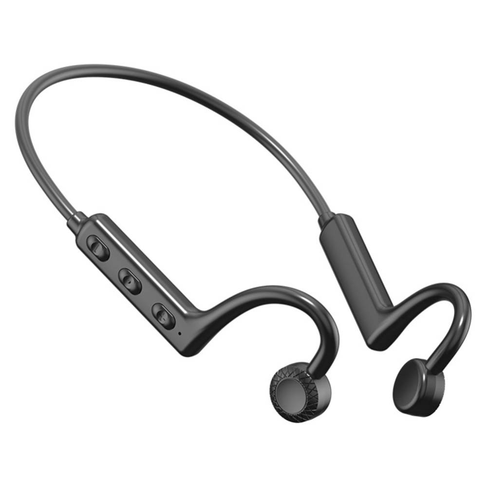 Bone Conduction Headphones Wireless Bluetooth Noise Reduction Headset Open Ear Waterproof Sports Earphones black - Image 4