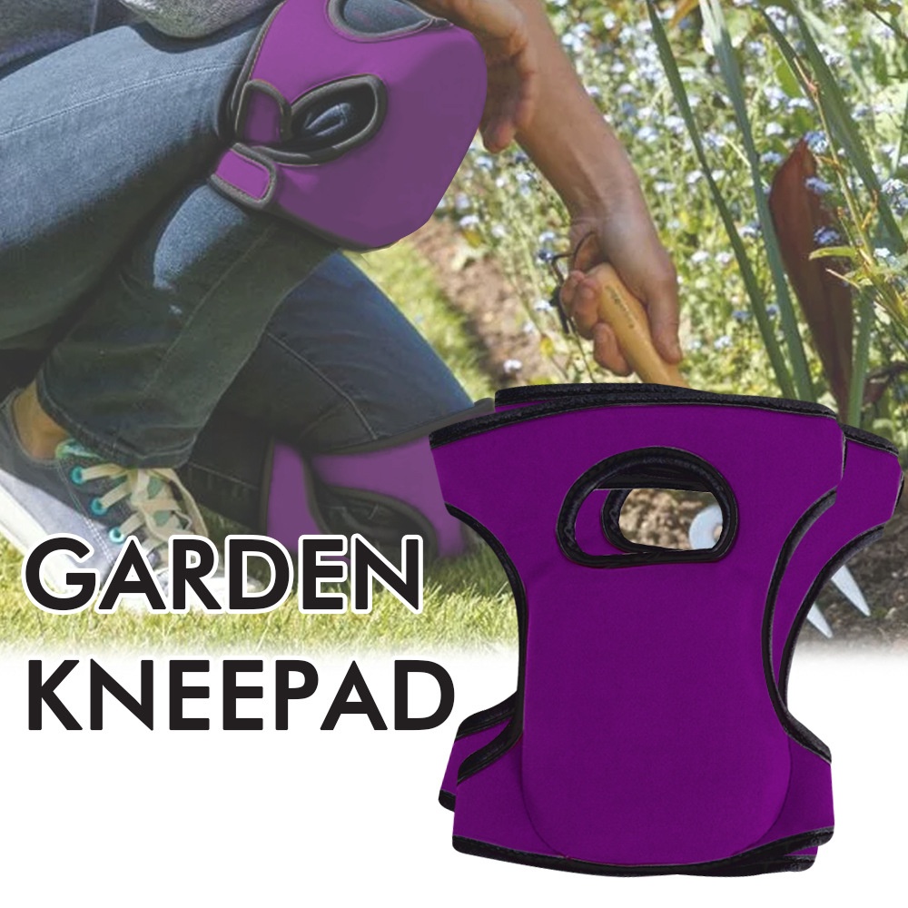 Knee Pads Home for Gardening Cleaning, Adjustable Straps purple - Image 3