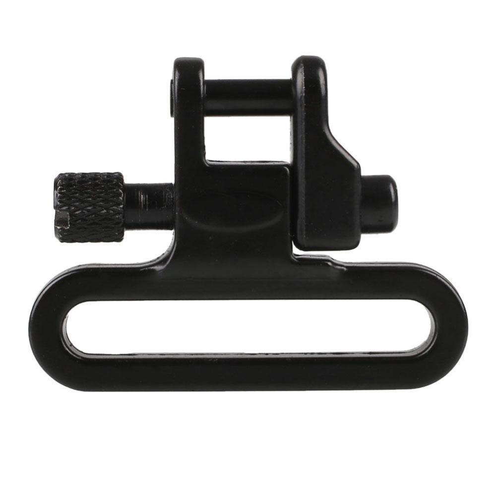 Aluminum Alloy Rifle Sling Swivel Heavy Duty 300 lb Quick Detach Tactical Strap Buckle Black - Image 3