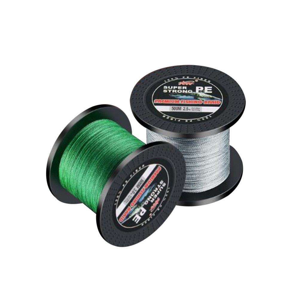 500M PE Braided Fishing Line 4 Strands Multifilament Perfect Accessory green - Image 3