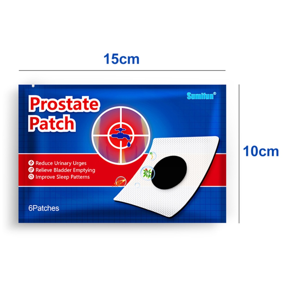 Prostate Treatment Patches Man Prostatic Navel Plaster Strengthen Kidney Herbs Medical Patch 6 pcs/bag - Image 3