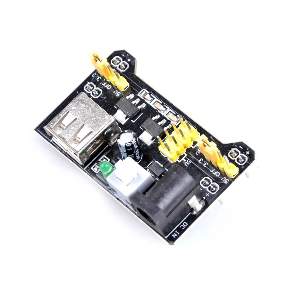 5 Pcs Breadboard Power Supply Module 3.3V 5V MB102 Switched Header for Arduino PIC Pi TE608 - Image 3