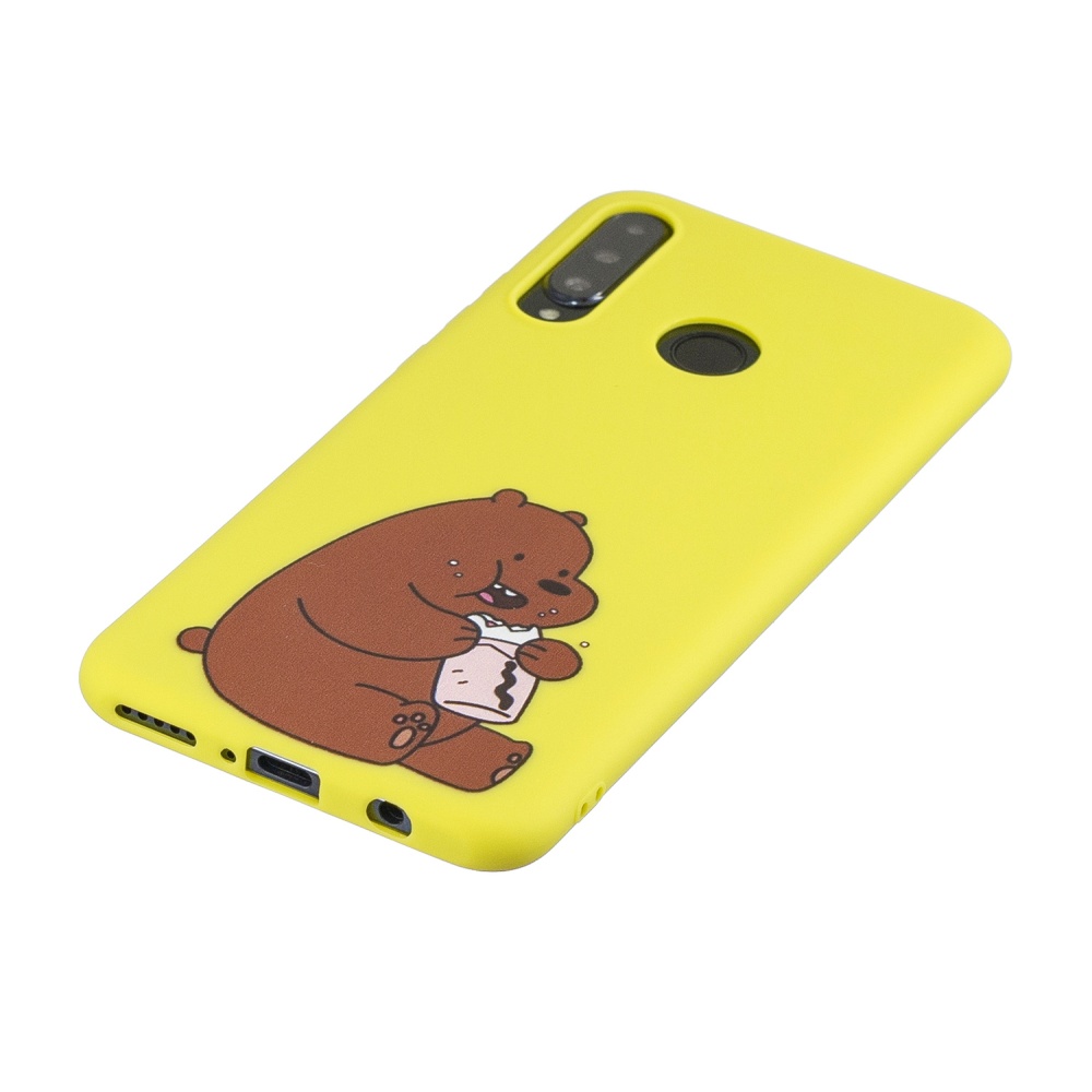 For HUAWEI P30 lite Cute Cartoon Phone Case Ultra Thin Lightweight Soft TPU Pure Color Cover with Matching Pattern Adjustable Bracket 8 - Image 3