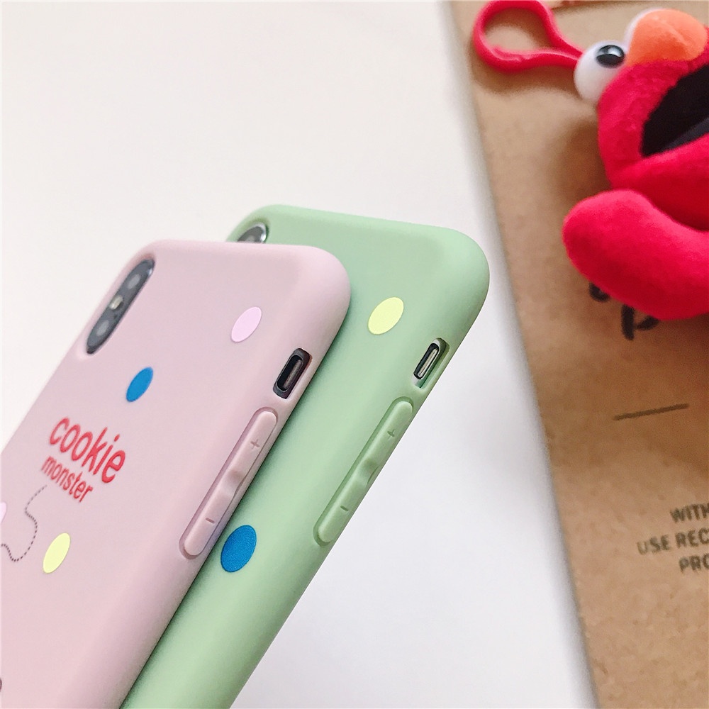 For VIVO S1/V15/V11I/Y66/Y67/Y91/Y95/Y93/Y97/Y83/Y85/Z3/Z3I/Z5X/Z1 Pro TPU Cellphone Case Shell Cookies Back Cover green - Image 3